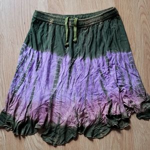 Tie dye skirt size small